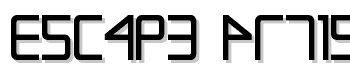 Escape-Artist-Bold font